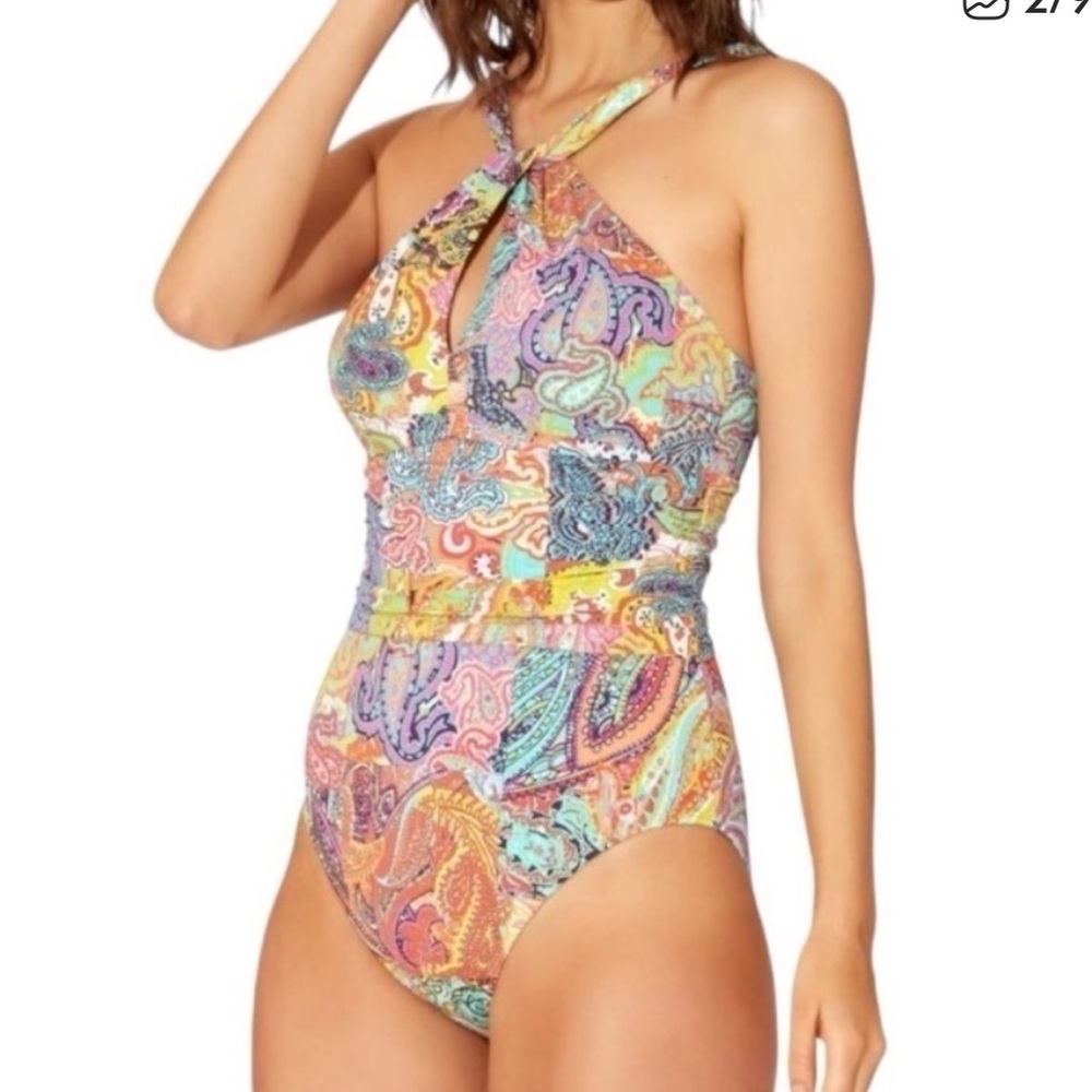 Bleu Rod Beattie One Piece Swimsuit Size 6. 1333 - Picture 7 of 8